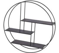 Étagère murale métal ronde 60 cm - Table Passion - Noir - Métal Noir G