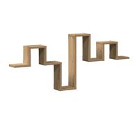 vidaXL Étagère murale Chêne artisanal 104,5×43×10 cm – Design moderne, rangement pratique