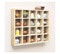 Étagère murale multi-compartiments pour tasses et petits souvenirs