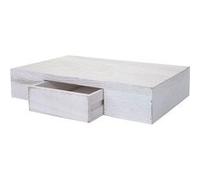 Mendler Étagère murale bois - Blanc