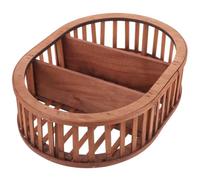 Étagère Murale Ovale Présentoir Suspendu Rustique en Bois pour Chambre | Décoratif et Multifonction, Installation Facile, Gain de Place au Mur