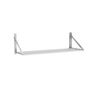 Étagère murale pliable - À barreaux - 120 x 45 cm - 40 kg - Acier inoxydable | Royal Catering