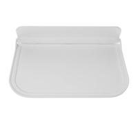 Étagère Murale Pliante en PP Blanc pour Salle de Bain et Bureau, Rangement Pratique et Robuste, Design Simple et Élégant, Porte-Manteau Suspendu Multifonction