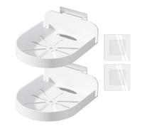 Étagère murale pour caméra de - Support mural adhésif et clip | Petit support de sécurité flottant, support de moniteur, support d'appareil photo pour la maison, la chambre à coucher