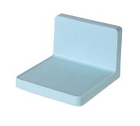 Étagère murale pour cuisine - Étagère de salle de bain blanche, étagère de | Organiseur mural autocollant robuste, support multi-usages | Présentoir suspendu blanc durable pour une organisation fiable