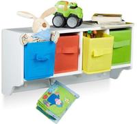 Etagère murale pour enfants avec patère ALBUS
