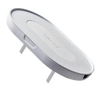 Étagère Murale pour Prise Électrique Blanche, Plastique, sans perçage | Trou pour Câble, Tablette Amovible, Rangement de Petits Objets, Lignes Modernes pour Entrée ou Bureau à Domicile