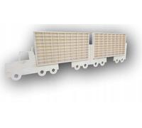 Etagère murale pour voitures Hot Wheels Vitrine de collection en bois Camion