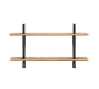 Étagère murale Rayonnage deep black powder-coated steel frame