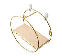 Étagère murale ronde - Unité de rangement flottante, organiseur circulaire avec design de style minimaliste, étagère murale avec structure de montage facile, décoration d'intérieur, solution de