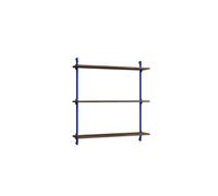 Étagère Murale Standard Chêne fumé/Bleu Foncé
