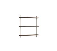 MOEBE Étagère murale Wall Shelving Chêne fumé-warm grey. 92x85x17.5 cm. WS.85.1
