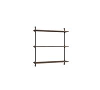MOEBE Moebe wall shelving ws.85.1 Chêne fumé-noir