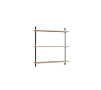 Étagère Murale Standard Moebe Chêne/ Noir