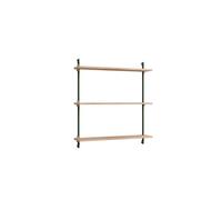 Étagère Murale Standard Moebe, Chêne/vert Pin