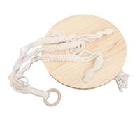Étagère Murale Suspendue en Bois et Coton, Noël, Plantes et Bougies | Style Bohème Tressé Franges, Installation Facile, Suspendue à Fenêtre Chambre, Beige