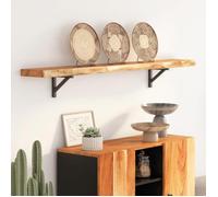 Étagère murale - vidaXL - Acacia massif - Bord vif - 140x20x2,5 cm