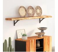 Étagère murale - vidaXL - Acacia massif - Bord vif - 160x20x3,8 cm - 150 kg
