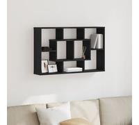 Étagère murale vidaXL - Chêne noir, 85 x 16 x 52,5 cm, Fabriqué en bois d'ingénierie