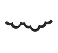 Etagère nuage pour WC en bois - Noir