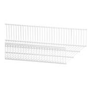 Étagère panier pour système de crémaillère suspendue - blanc ELFA