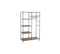 Etagère & Penderie en Métal "Rack" 180cm Noir