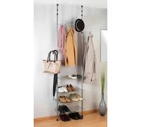 Étagère penderie extensible Apollon Wenko H. 180 à 300 cm argent