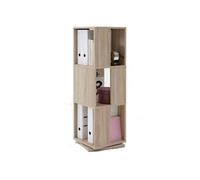 Etagère Pivotante "3 Compartiments" 108cm Chêne