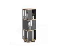 Etagère Pivotante "3 Compartiments" 108cm Marron