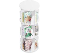 Étagère pivotante Azomor pour enfants – 3 niveaux – Étagère à livres autoportante pour enfants – Jouets et livres