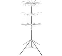 Étagère pliable pour le séchage des vêtements - gain de place - 3 niveaux - hauteur 110-170 cm
