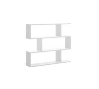 etagere polyvalente Separateur coloris blanc brillant - Longueur 110 x Profondeur 25 x Hauteur 96 cm --