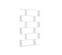 etagere polyvalente Separateur coloris blanc brillant - Longueur 80 x Profondeur 25 x Hauteur 190 cm --
