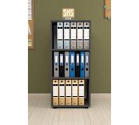 Étagère polyvalente SNS Home à 3 compartiments 108,3 x 49 x 32 cm, anthracite