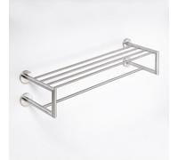 Etagère porte-serviettes avec double trapèze NEO 65x15,5x22,5 cm