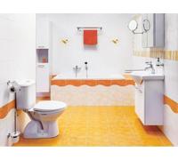 Etagère porte-serviettes murale PLAZA en laiton chromé 21x58,5x14 cm
