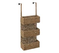 Étagère porte ""Vannerie"" 3 paniers en roseau naturel - 5 five simply smart
