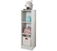 Étagère pour Chambre de Bébé ROBA Maren 2 - Cube de Rangement à 3 Cases - Gris clair