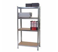 Mendler Rayonnage pour charges lourdes HWC-D67 160x80x40 cm - 320 kg - galvanisé emboîtable