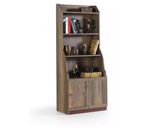 Étagère pour enfants Bibliothèque Étagère sur pied Étagère en bois marron Armoire