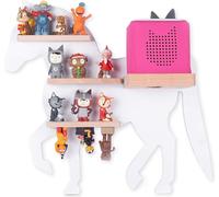 Étagère pour enfants Cheval d'animal / Suspendu pour Tonie Box et Tonie Figures / Étagère d'économie d'espace / H. 42 x W. 46 x D. 19 / Étagère murale pour boîtes à musique Figurines de stockage Inser