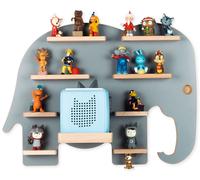 Étagère pour enfants Eléphant animal / Suspension pour Tonie Box et Tonie Figures / Étagère d'économie d'espace / H. 40 x W. 54 x D. 19 / Étagère murale pour boîtes à musique Figurines de stockage Ins