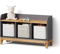 Étagère pour enfants Livinity Mailo Gris/Artisan 107.2x63.8cm XL avec 3 tiroirs, Model 59769
