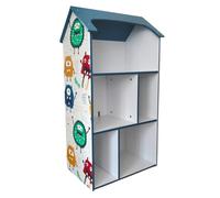 Étagère pour enfants "Monster" de Ginger Home - Étagère bleue pour jouets et livres