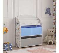 Étagère pour enfants « Orust » avec 4 bacs de rangement au motif koala