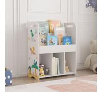 Étagère pour enfants 'Røyrvik' avec 6 compartiments ouverts 75 x 62 x 29 cm avec motif de dinosaure