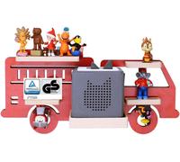 Étagère pour enfants Service incendie voiture / Suspension pour Tonie Box et Tonie Figures / Étagère d'économie d'espace / H. 22 x W. 47 x D. 19 / Étagère murale Music Box Figures Inserts magnétiques