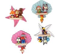 Étagère pour enfants Shell / Accrochage pour Tonie Box and Tonie Figures / Space Saving Shelf / H. 31 x W. 34 x D. 19 cm / Wall Shelf Music Box and Figures Storage Magnetic Inserts / Storage Shelf Woo