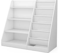 Étagère pour enfants Vicco Conny Blanc 90x80.5cm avec de grandes étagères, Model 49330