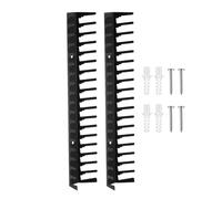 Étagère pour jeux vidéo, 2 pièces, organisateur mural, en métal robuste | Organisateur de jeux vidéo et boîte de rangement pour cuisine, chambre, bureau, station, bar, présentoir, console, équipement